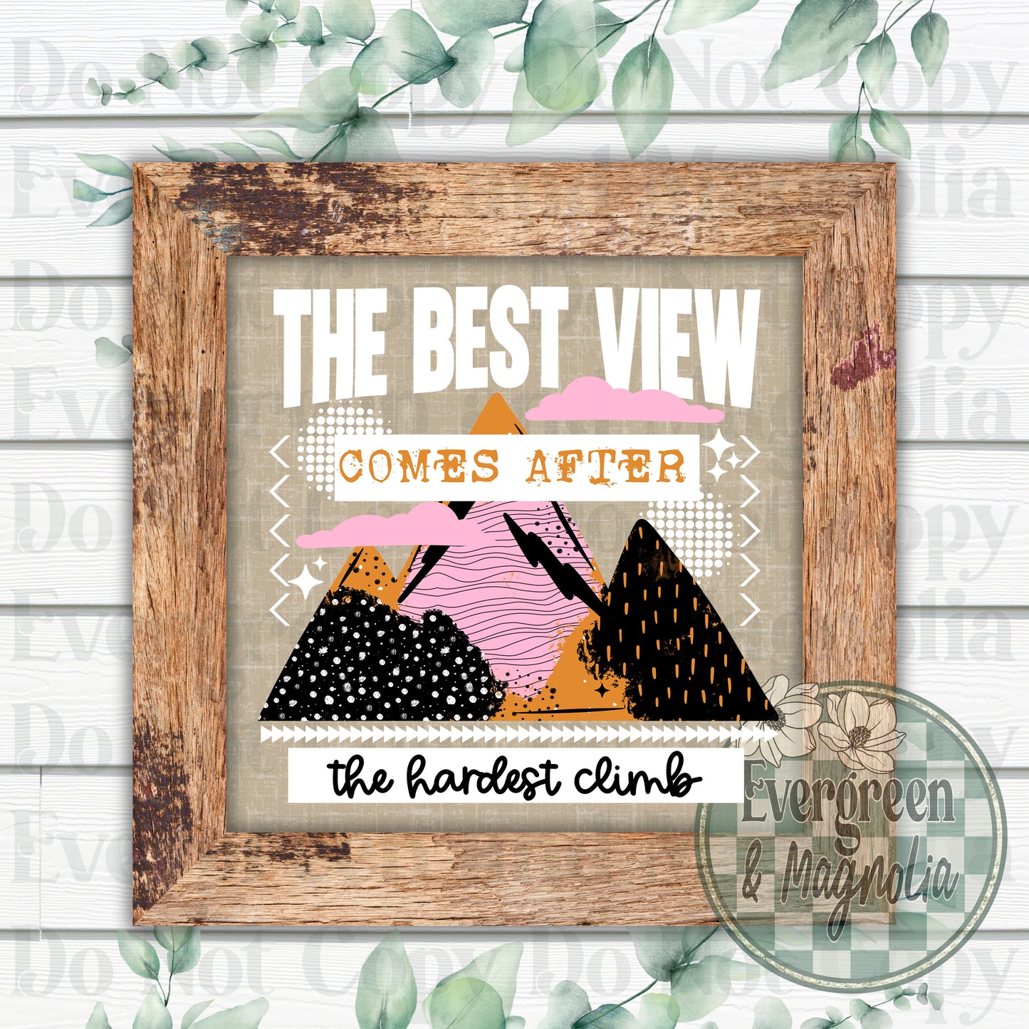 The best view (white)