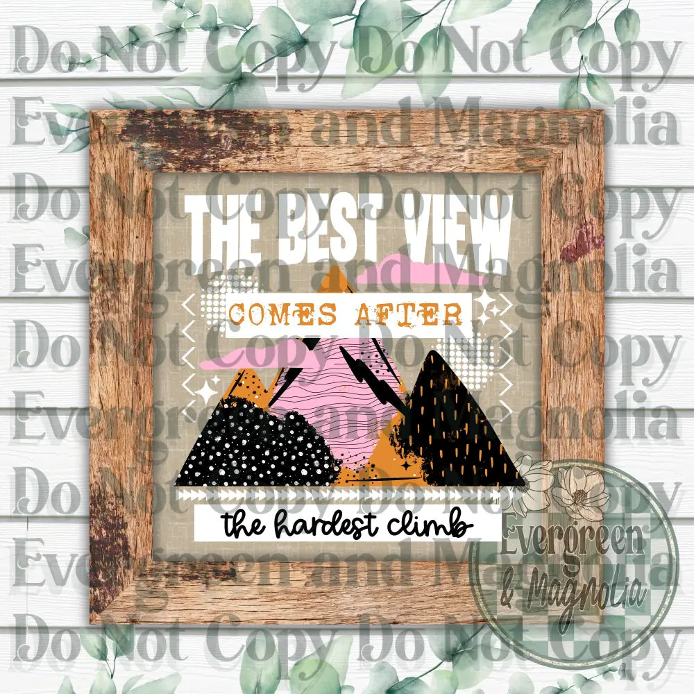The best view (white)
