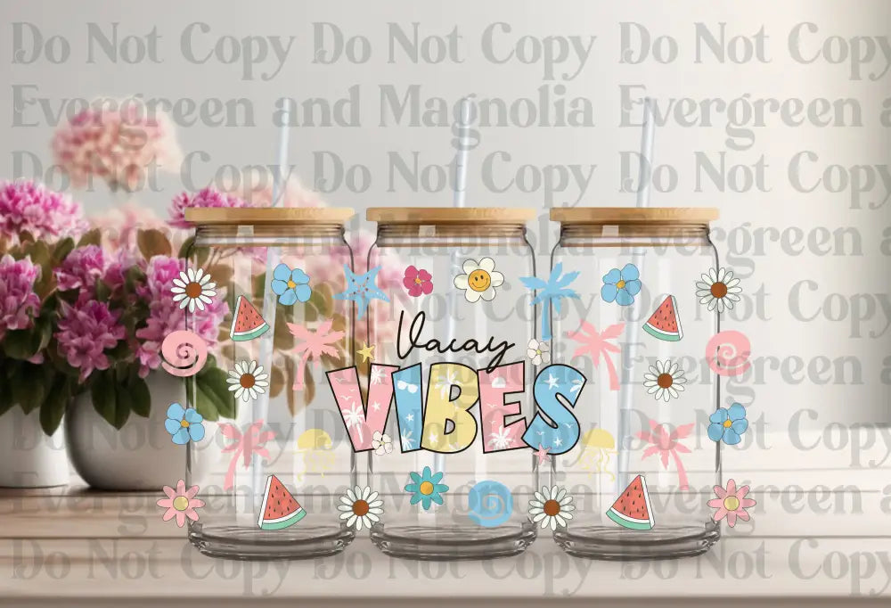 Vacay Summer Vibes Uv Dtf Print