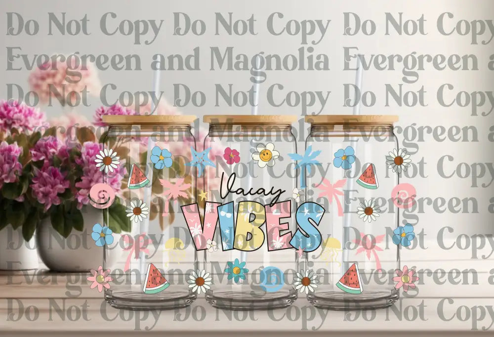 Vacay Summer Vibes Uv Dtf Print