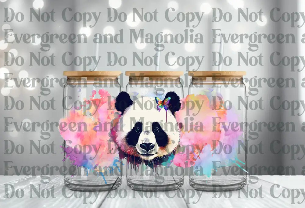 Watercolor Panda