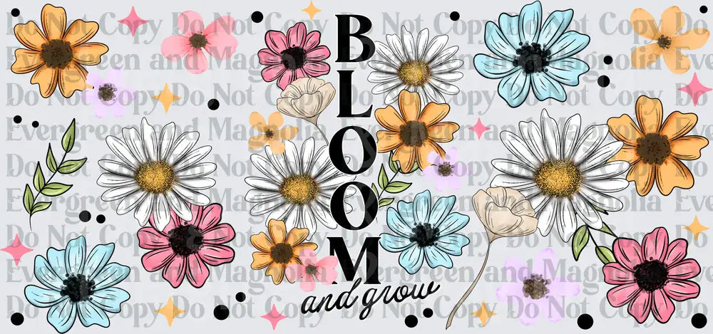 Bloom and Grow Wildflower Floral Wrap Design