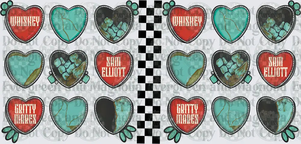 Western Heart Trio Whiskey Sam Elliott Gritty Mares Wrap