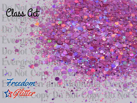Class Act (Holographic/Fluorescent Glitter)
