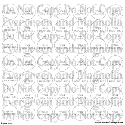 Custom Logo Sticker Sheets – 12x12 Printed Business Logo Stickers