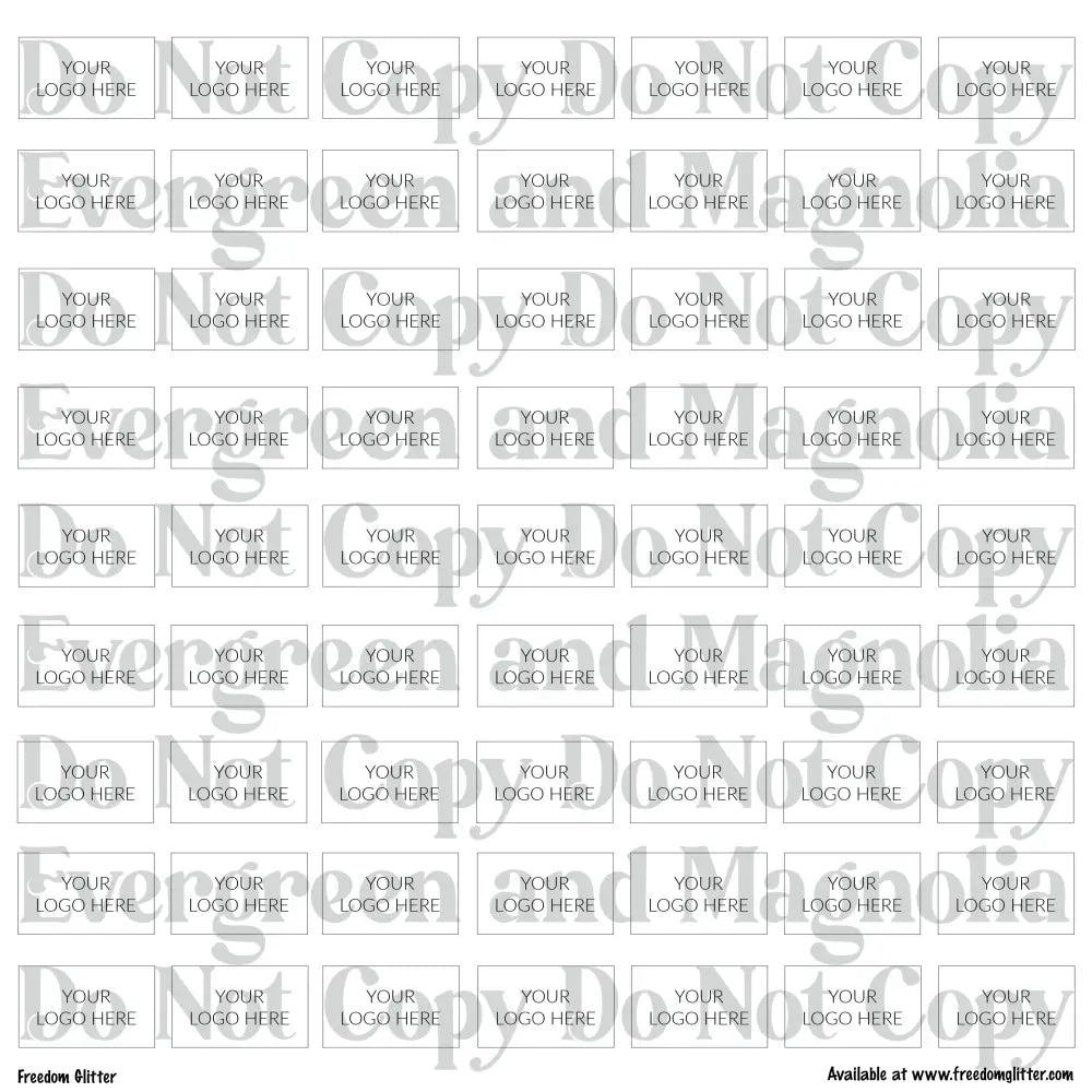 Custom Logo Sticker Sheets – 12x12 Printed Business Logo Stickers