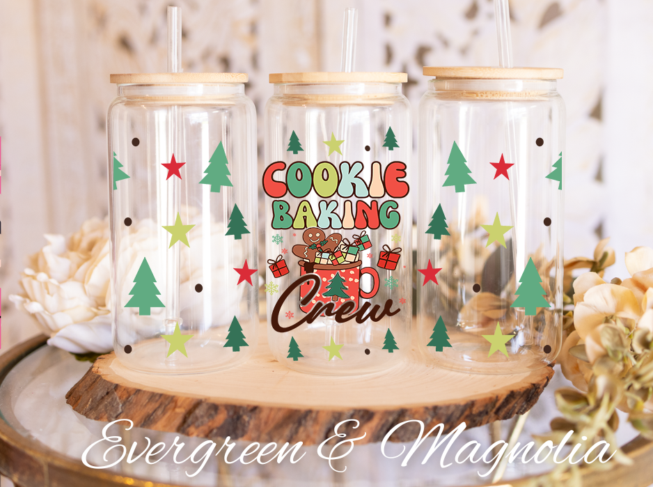 108-Cookie baking crew-Merry Christmas cakes