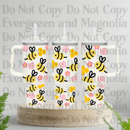 BeesFlowerscute
