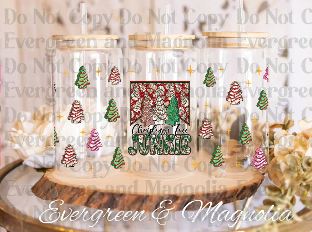 111-Christmas Junkie - Christmas Tree Cake