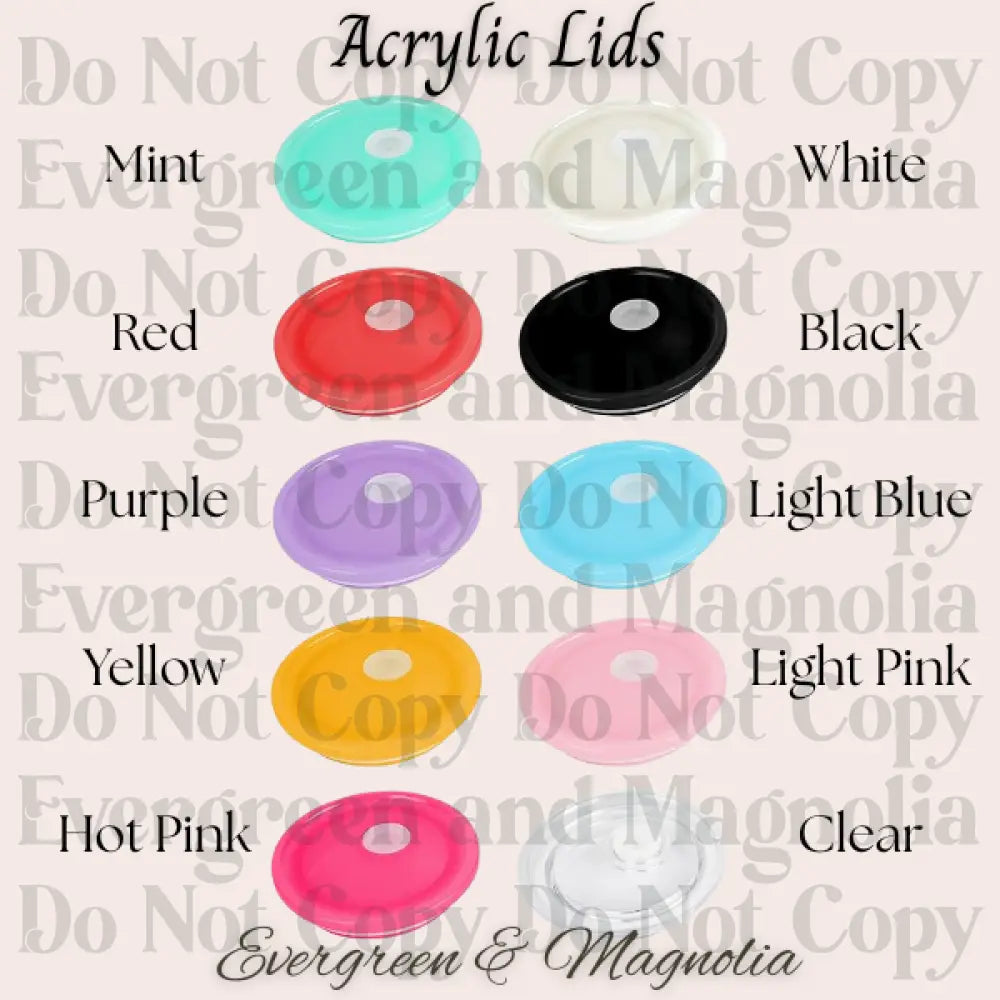 Acrylic lids Replacement Lids