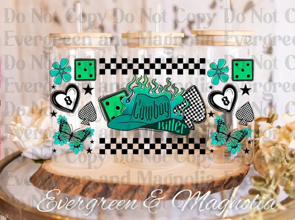 Neon Cowboy Killer Wrap