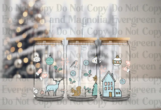 Cute pastel home scene