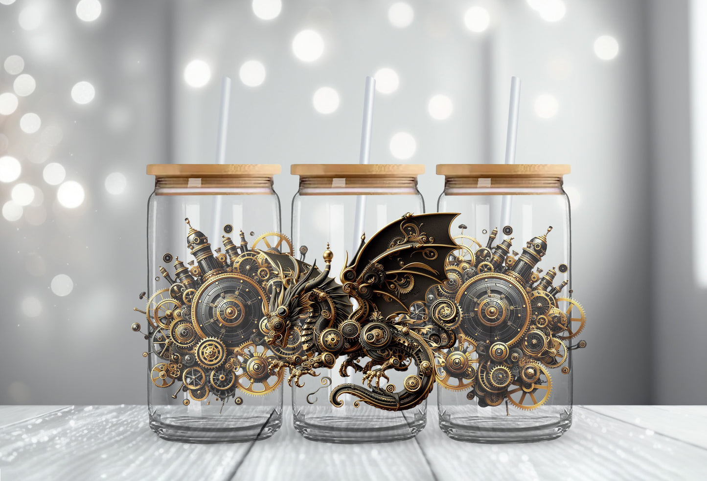 Gold Black Dragon