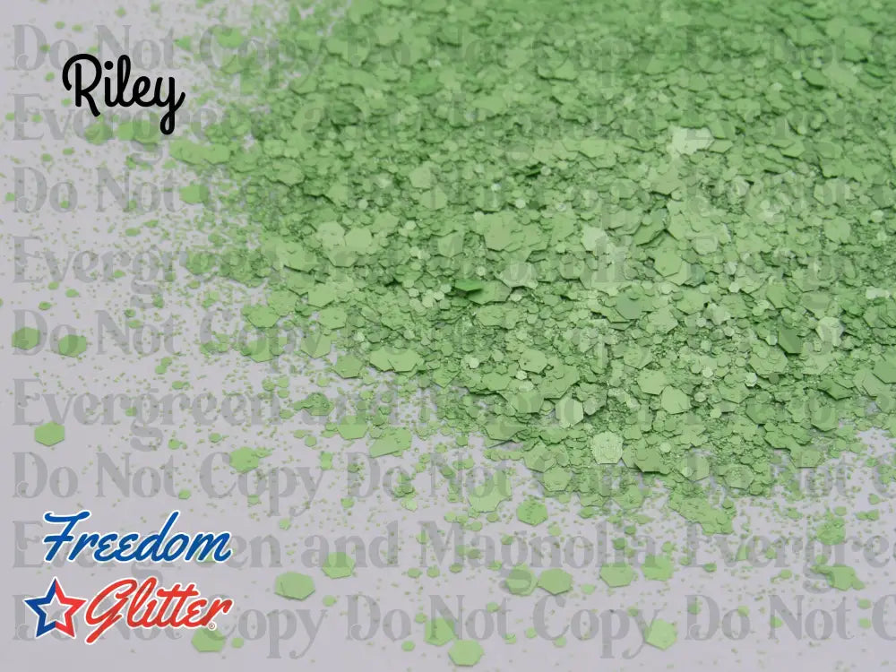 Riley (Matte Fluorescent Glitter)