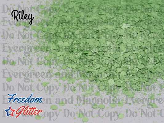 Riley (Matte Fluorescent Glitter)