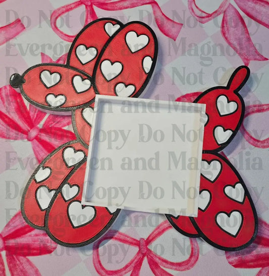 Red Heart Balloon Dog Desk Decor Collection | Sticky Notes, Straw Topper, Charms & Office Accessories