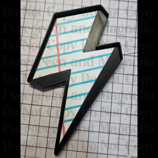 Paper Lightning Bolt Catch all Tray