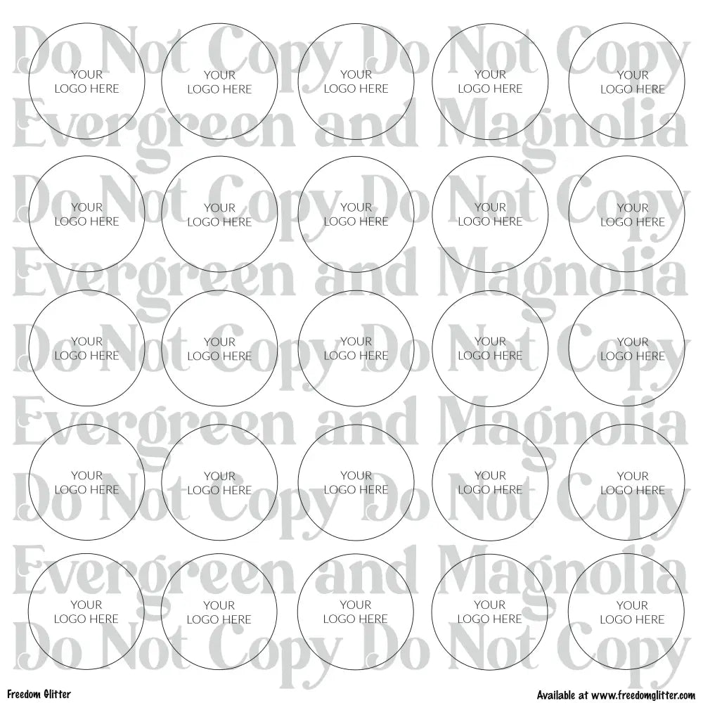 Custom Logo Sticker Sheets – 12x12 Printed Business Logo Stickers