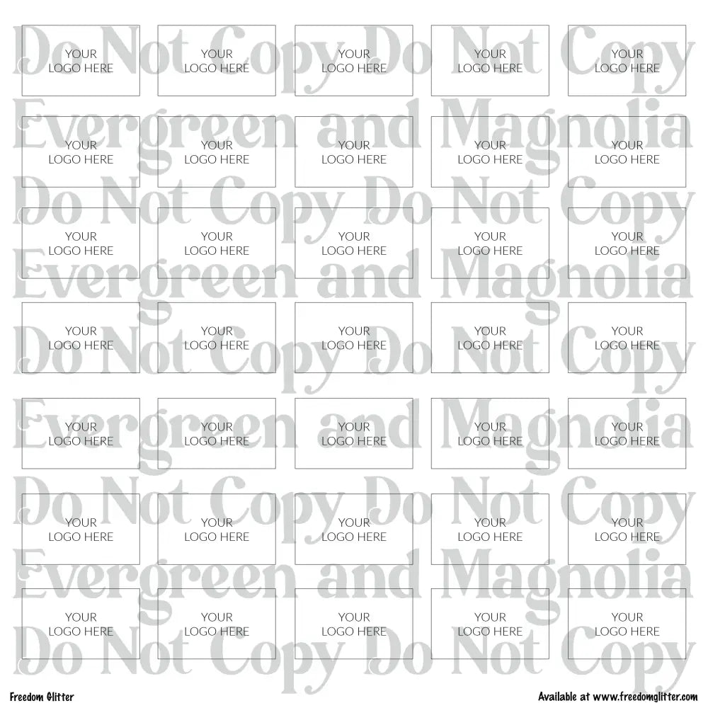 Custom Logo Sticker Sheets – 12x12 Printed Business Logo Stickers