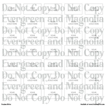 Custom Logo Sticker Sheets – 12x12 Printed Business Logo Stickers