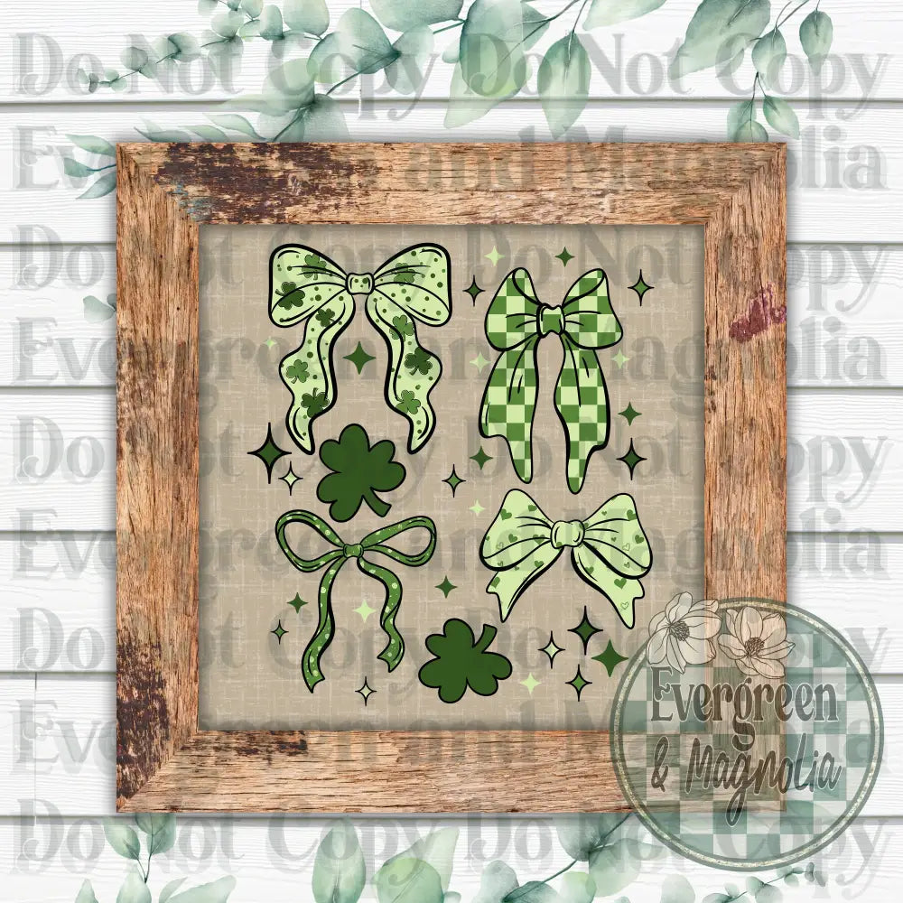 St. Patrick's Day Bows