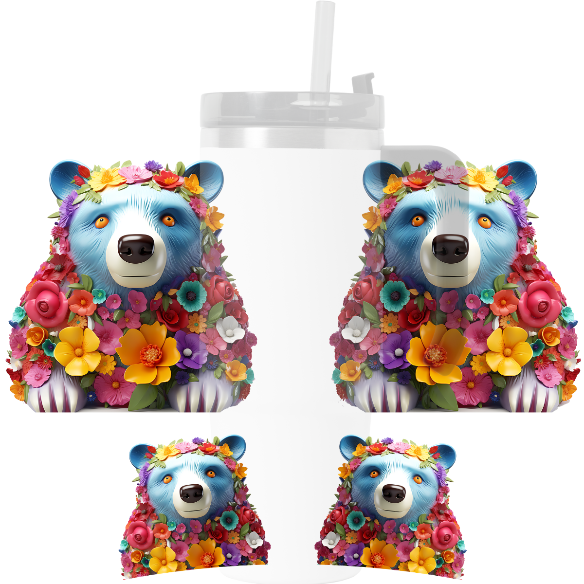 3D Bear Decals