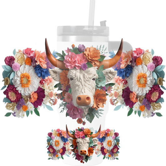 3D BOHO Cow