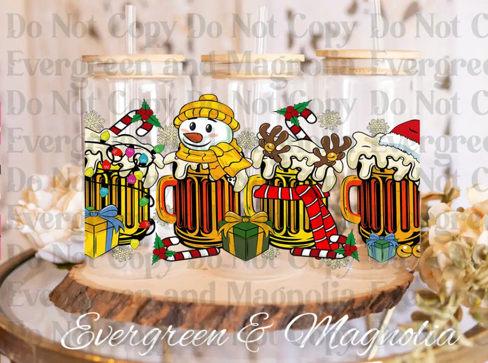 44-Funny Beer For Christmas-Snowman Christmas