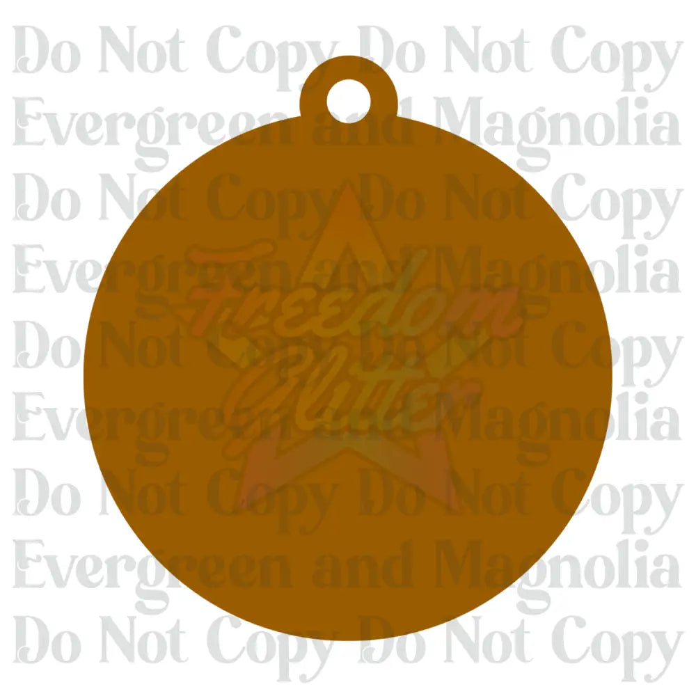 Wholesale 4" Round Acrylic Ornament 2 Blank Bundle – Pack of 24