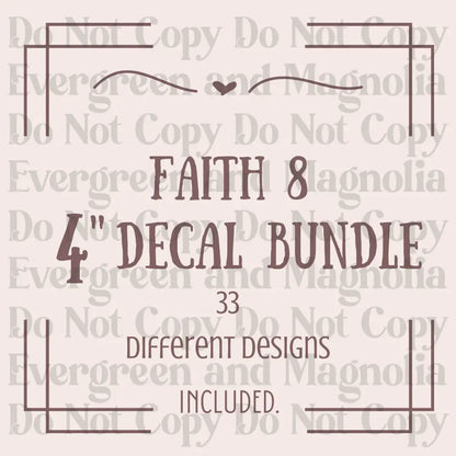 Faith Decal Bundle 8