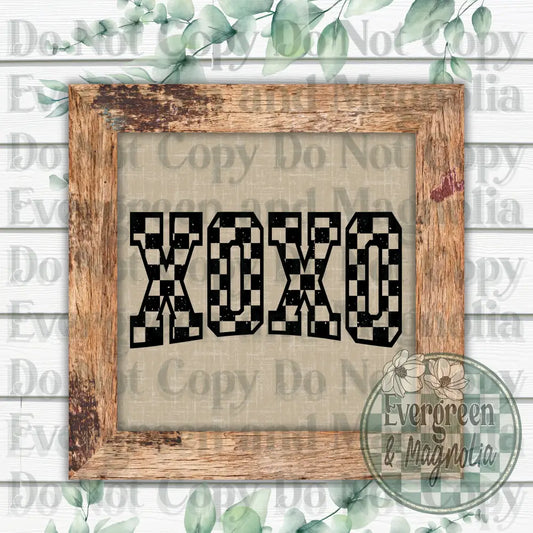 Checkered XOXO