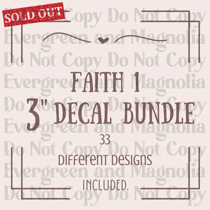 Faith Decal Bundle 1
