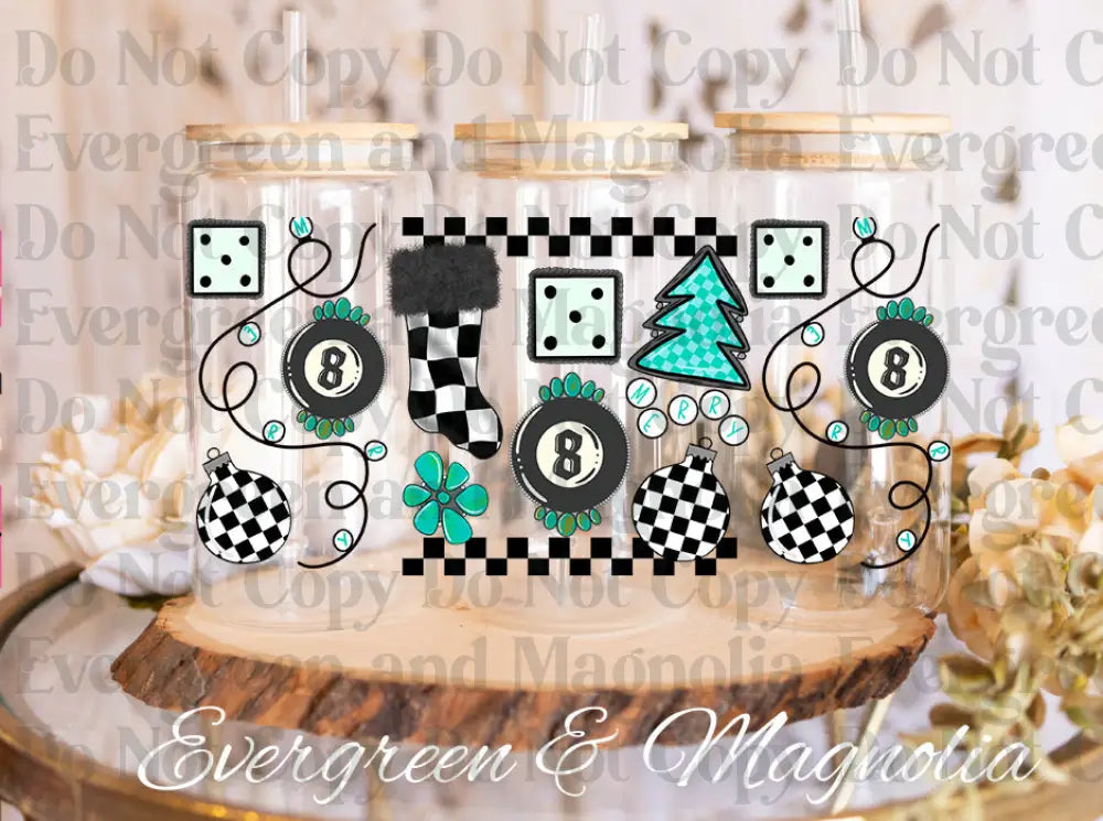 8ballxmas UV DTF print