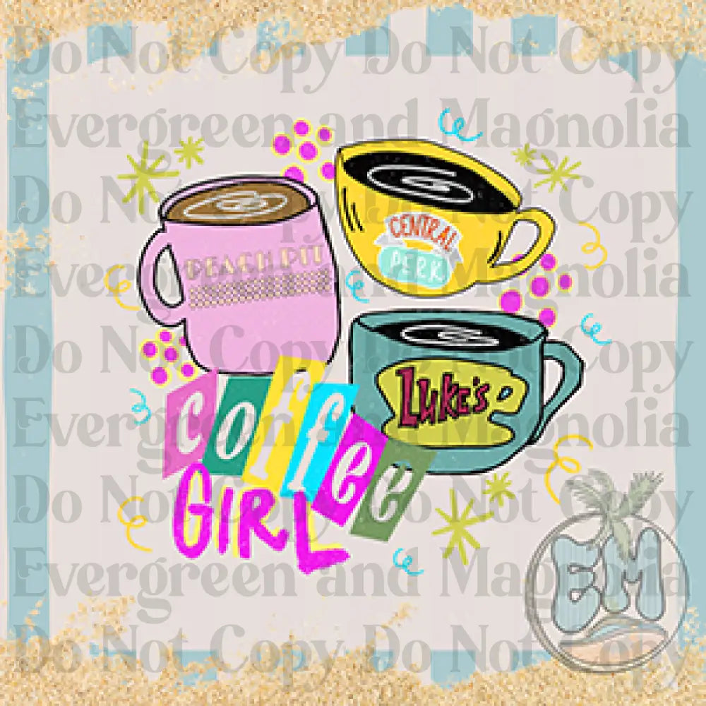 90's Coffee girl