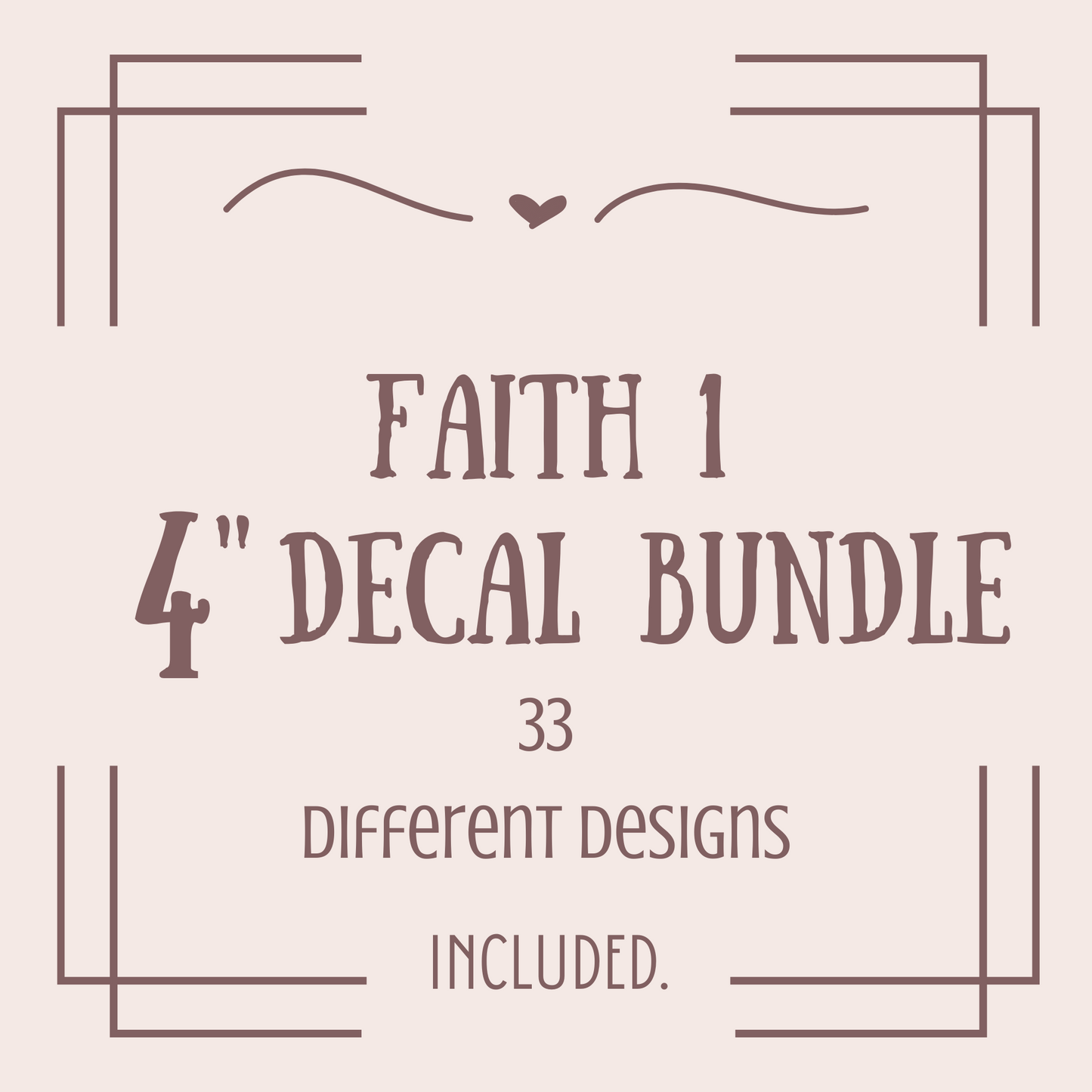 Faith Decal Bundle 1