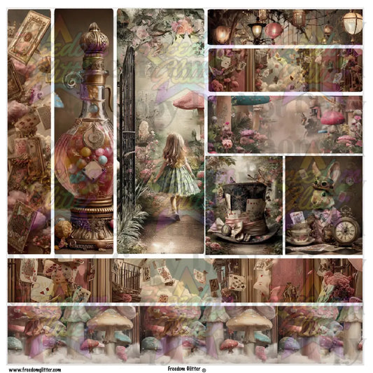 Mixed Image Sheet - Alice 2 (Printed Vinyl)