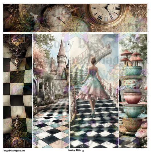 Mixed Image Sheet - Alice 4 (Printed Vinyl)