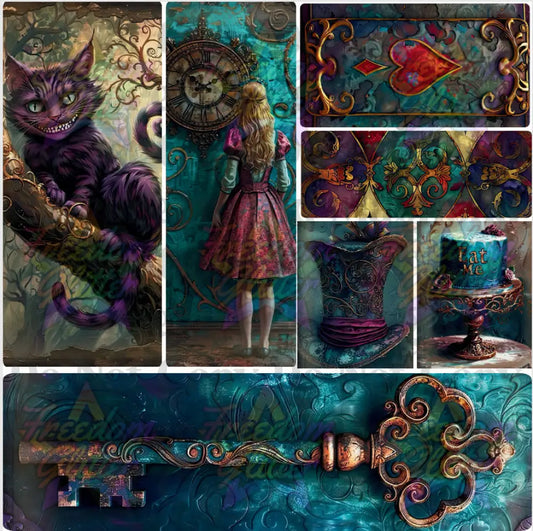 Mixed Image Sheet - Alice 6 (Printed Vinyl)