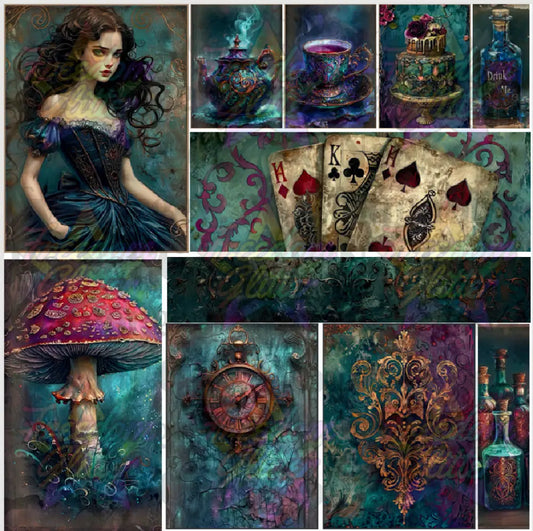 Mixed Image Sheet - Alice 7 (Printed Vinyl)