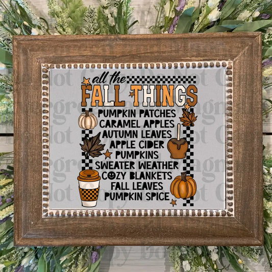 All The Fall Things