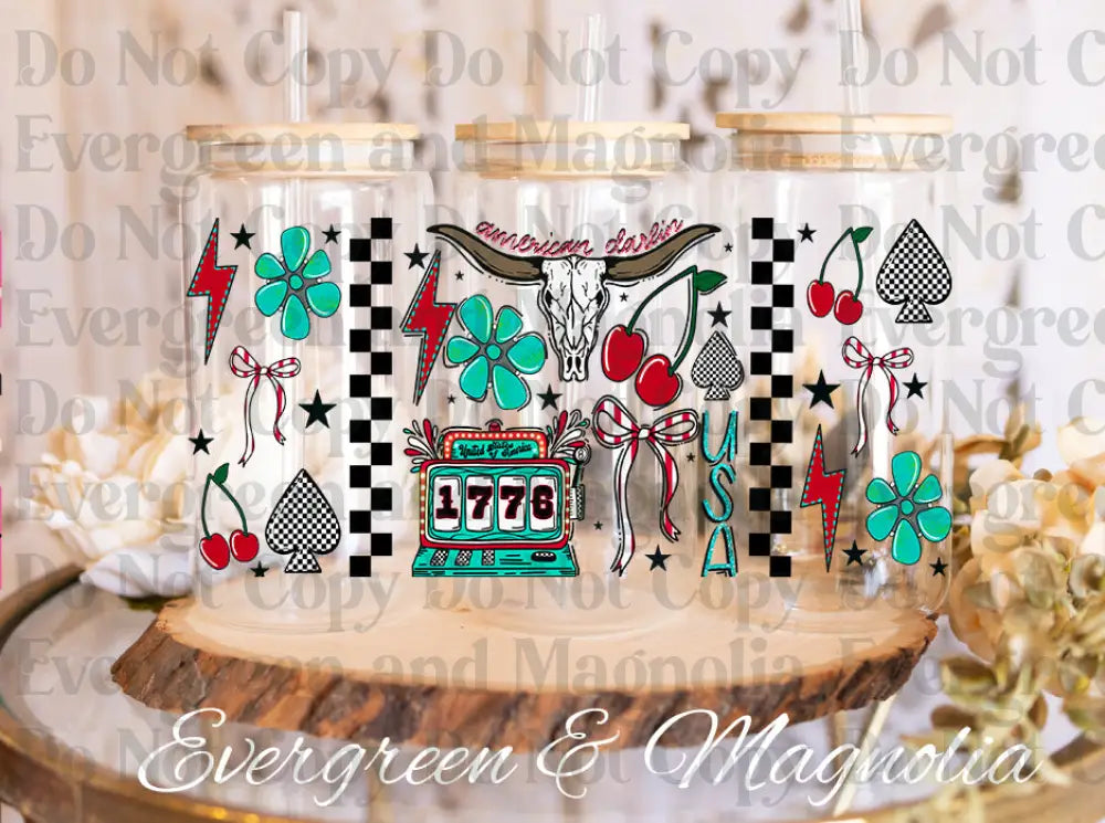 Americandarlinwrap UV DTF print