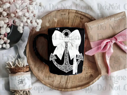 MIx Design Lace (26 Designs to Choose From) 3 inch / Anchor Lace Decal