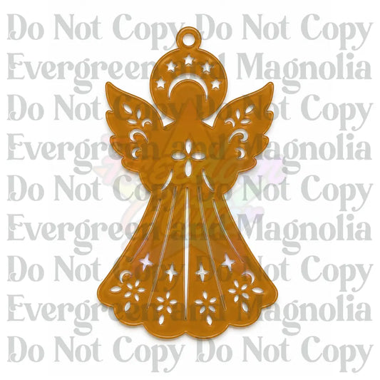 Angel 1 Acrylic Ornament Blank – 4"