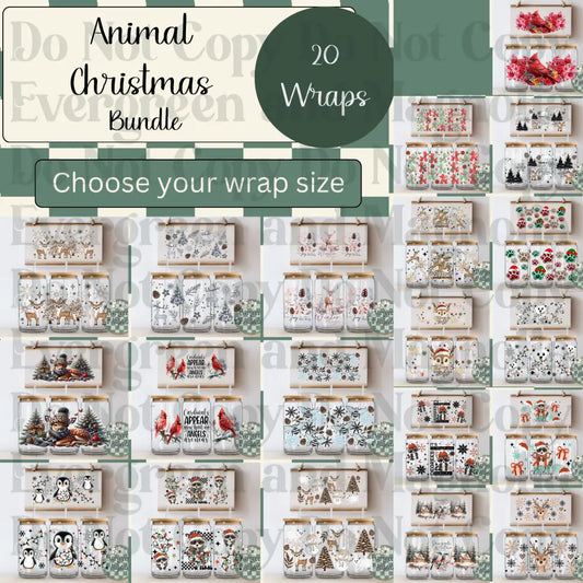 Animal Christmas Wrap Bundle