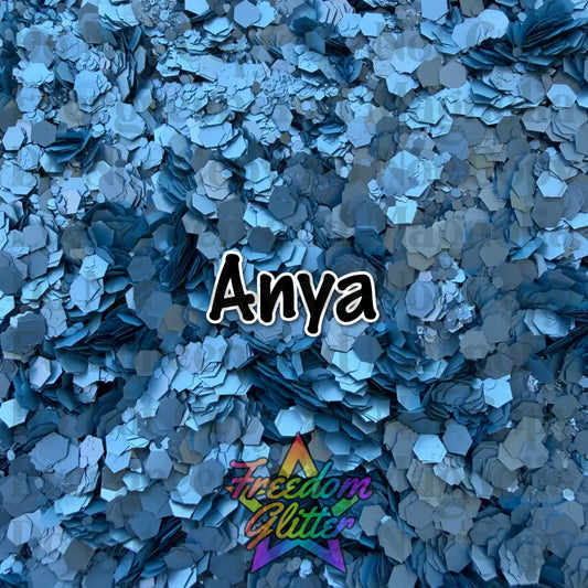 Anya (Matte Fluorescent Glitter)