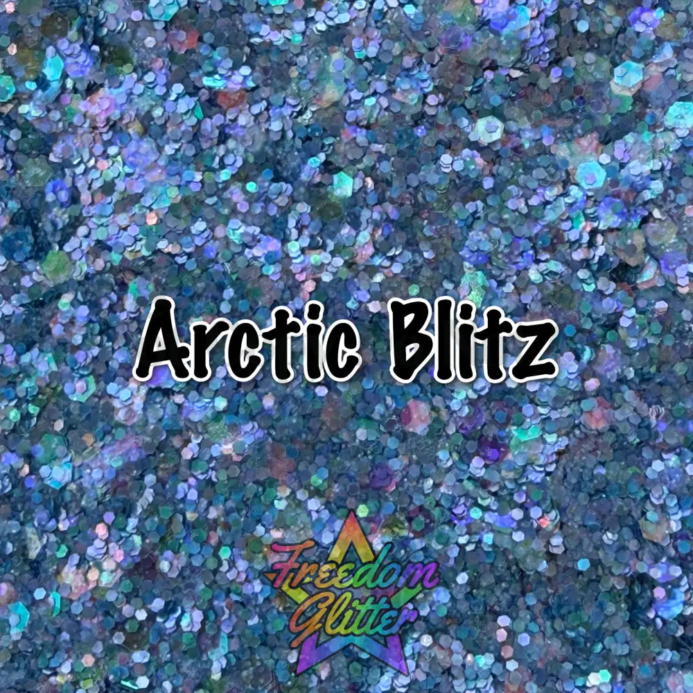 Arctic Blitz (Iridescent Holographic Glitter)
