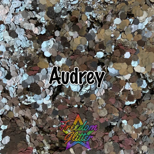 Audrey (Matte Metallic Glitter)