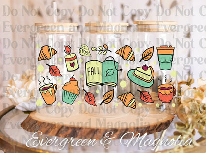 Autumn Vibes 16oz UvDTF Wrap Bundle