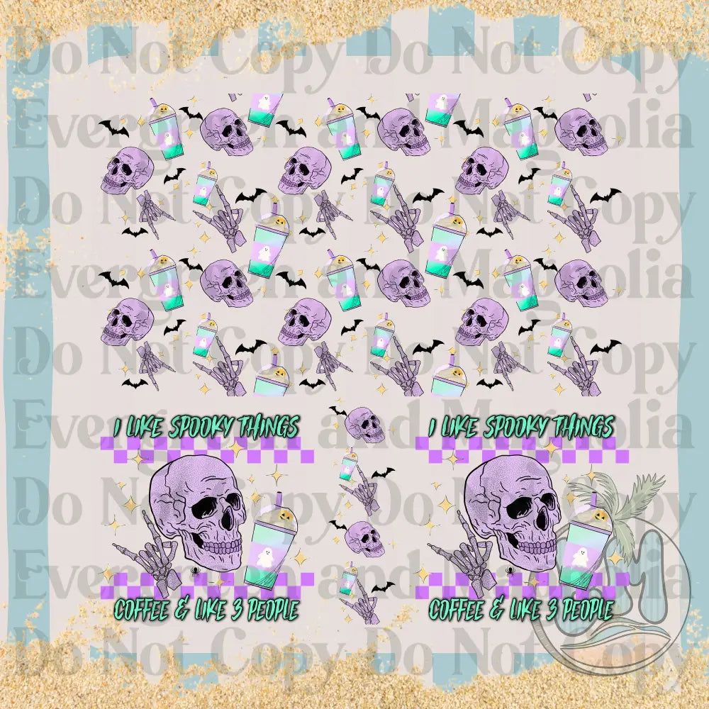 I like spooky things and 3 people pack
