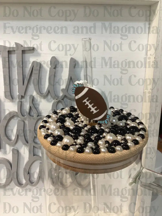 BWWD Football Straw Topper 10mm